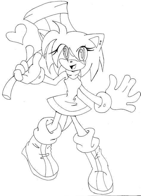 amy rose coloring nude